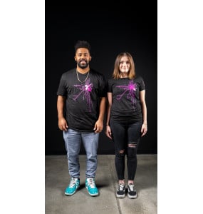 Breast Cancer Awareness Xidax T-Shirt Bell Cut Black