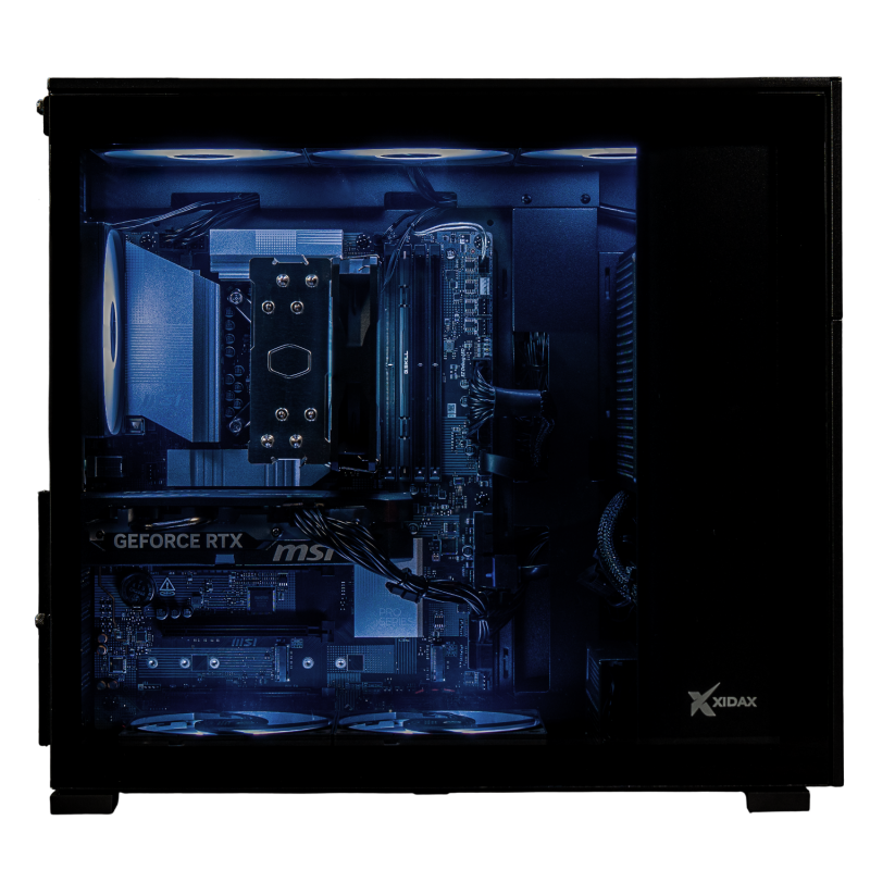X-6 RTX 5060 8GB + Ultra 5 245K Xen Black - Prebuilt Gaming PC | Xidax