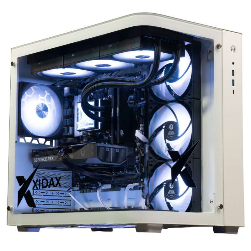 X-6 RTX 5080 + R7 9800X3D ONAMI WHITE | XIDAX Prebuilt Gaming PC