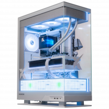 Phanteks Evolv X2 Matrix White case with tempered glass side panel and RGB lighting