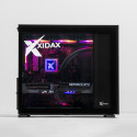 X-6 R7 7700X + RTX 5060Ti 16GB XEN BLACK gaming desktop - black case with RGB lighting, glass side panel